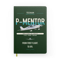 Thumbnail for Tecnam P-Mentor design on dark green notebook