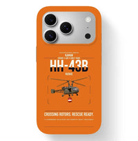 Thumbnail for Kaman HH-43B Huskie design on orange magsafe iphone case, for iPhone 17 Pro