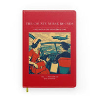 Thumbnail for VINTAGE G4481 - The County Nurse Rounds - Designed Notebooks design on red