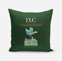 Thumbnail for Shaheed Bhagat Singh International Airport (IXC) design on dark green pillow