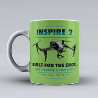 Thumbnail for Inspire 2 Mug design on light green dji