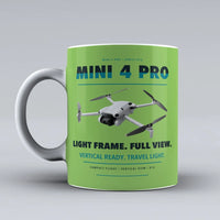 Thumbnail for Mini 4 Pro Mug design on light green dji