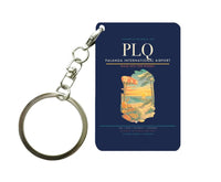 Thumbnail for Palanga International Airport (PLQ) design on navy blue key chain