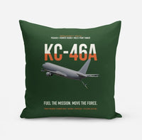 Thumbnail for KC-46A PEGASUS design on dark green pillow