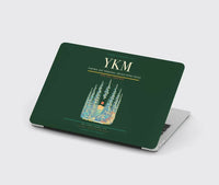Thumbnail for Yakima Air Terminal (McAllister Field) (YKM) design on dark green MacBook case