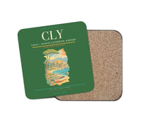 Thumbnail for Calvi - Sainte-Catherine Airport CLY Coaster 1-Piece - Green