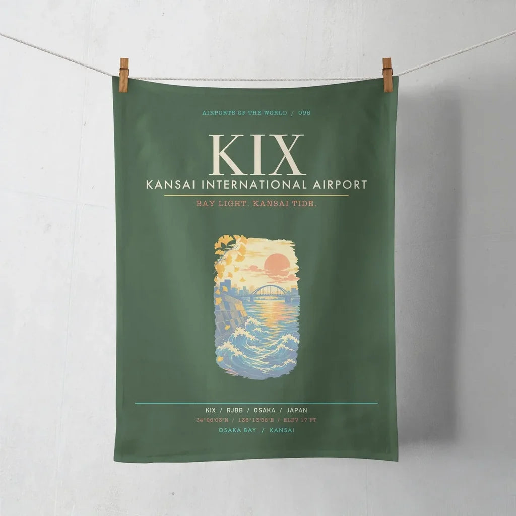 Osaka Kansai International Airport KIX - Dark Green
