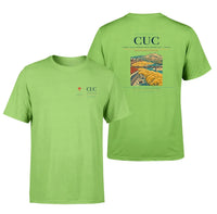 Thumbnail for Camilo Daza International Airport (CUC) design printed on light green double-side t-shirt