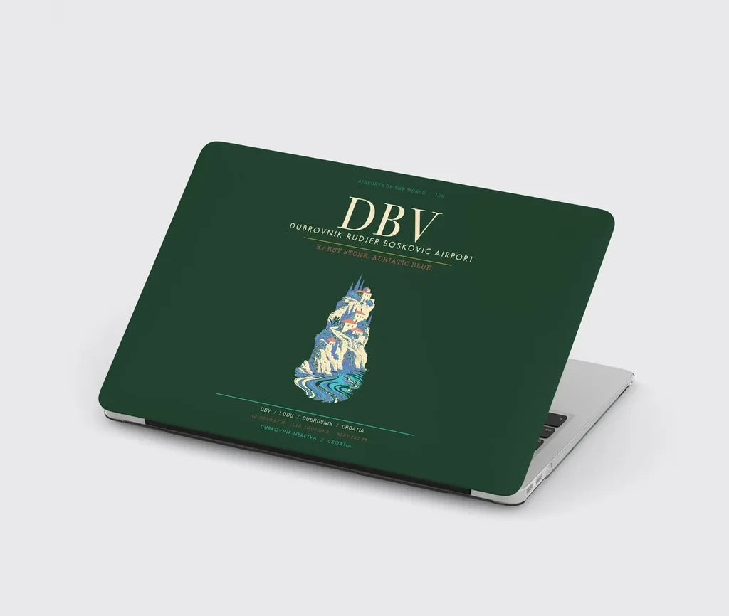 Dubrovnik Ruer Boskovic Airport DBV - Karst Adriatic Stone Current - Dark Green