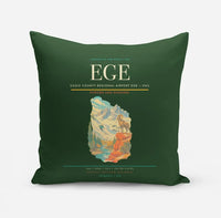 Thumbnail for Eagle County Regional Airport (EGE) design on dark green pillow