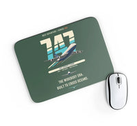 Thumbnail for Boeing 747-200B design on dark green rectangle mouse pad