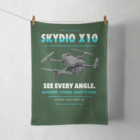 Thumbnail for Skydio X10 design on dark green towel