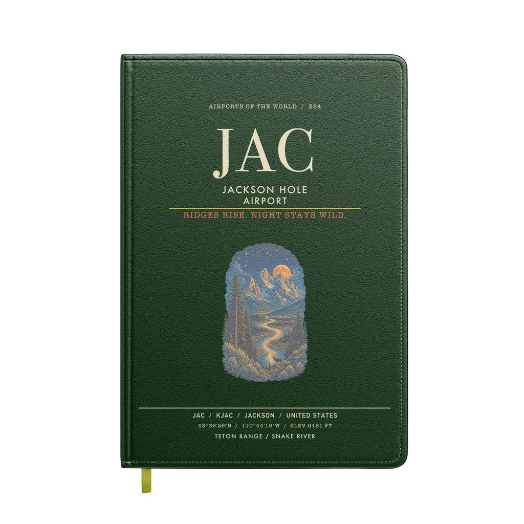 Jackson Hole Airport JAC - Dark Green