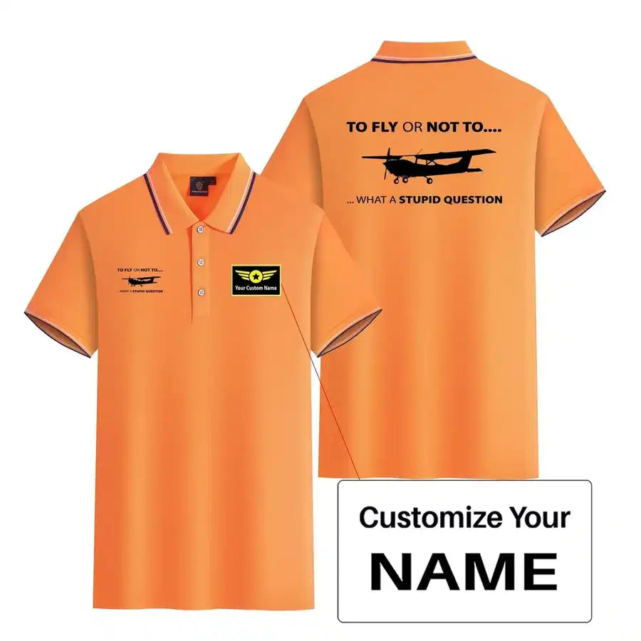 Customisable Fly or Not To What Polo Shirt - view 13