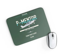Thumbnail for Tecnam P-Mentor design on dark green rectangle mouse pad