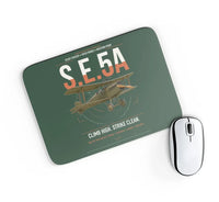 Thumbnail for Royal Aircraft Factory S.E.5a design on dark green rectangle mouse pad