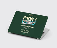 Thumbnail for Cessna 180J Skywagon design on dark green MacBook case