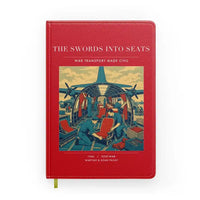 Thumbnail for VINTAGE G4538 - The Swords Into Seats - Designed Notebooks design on red