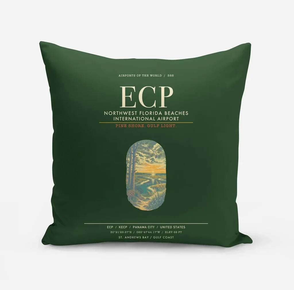 Northwest Florida Beaches International Airport ECP - Dark Green