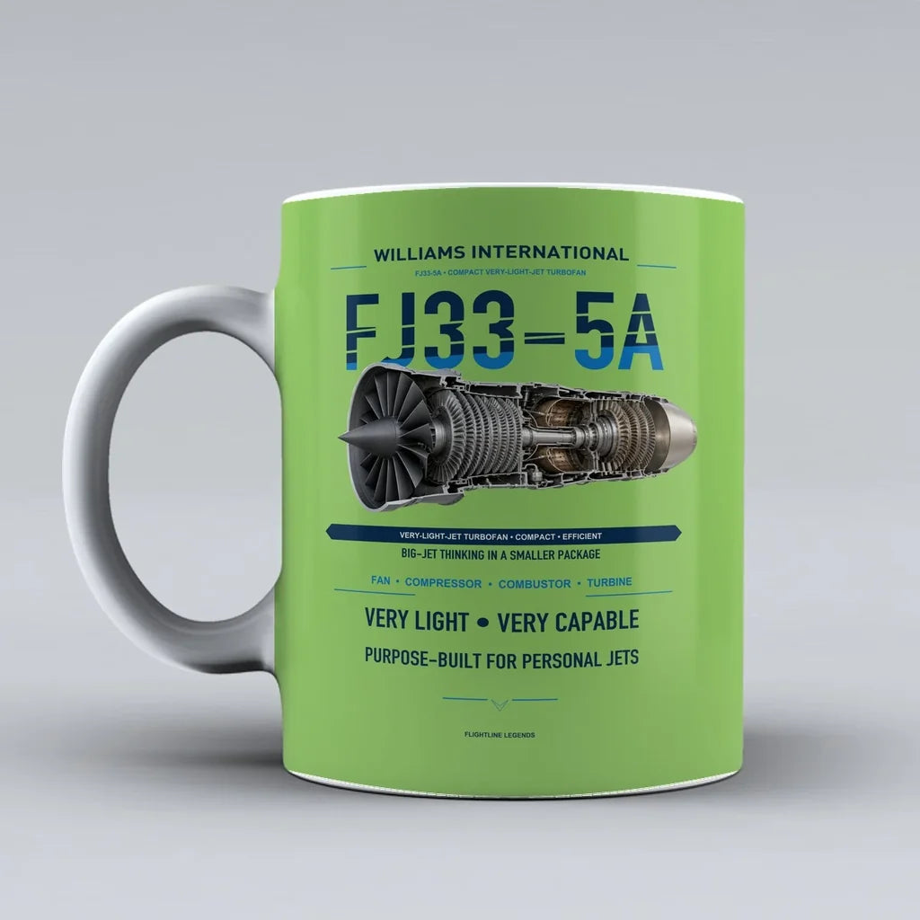 Mug design on light green fj33 5a