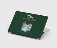 Thumbnail for Tampere-Pirkkala Airport (TMP) design on dark green MacBook case