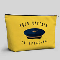 Thumbnail for Your Captain Is Speaking Zipper Pouch - view 13