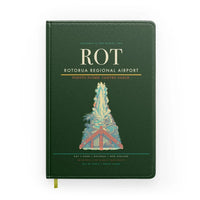 Thumbnail for Rotorua Regional Airport (ROT) design on dark green notebook