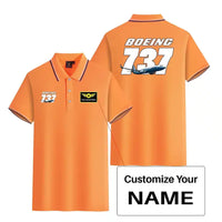 Thumbnail for Customisable Boeing 737 Polo Shirt - view 13