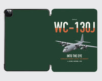 Thumbnail for WC-130J Hurricane Hunter design on dark green ipad tablet case