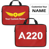 Thumbnail for Customisable Airbus A220 Tablet Bag - view 13