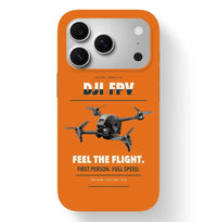 Thumbnail for DJI FPV Case design on orange iphone case
