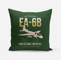 Thumbnail for EA-6B Prowler design on dark green pillow
