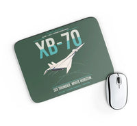 Thumbnail for XB-70A Valkyrie design on dark green rectangle mouse pad