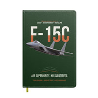 Thumbnail for F-15C Eagle Air Superiority No Substitute design on dark green notebook