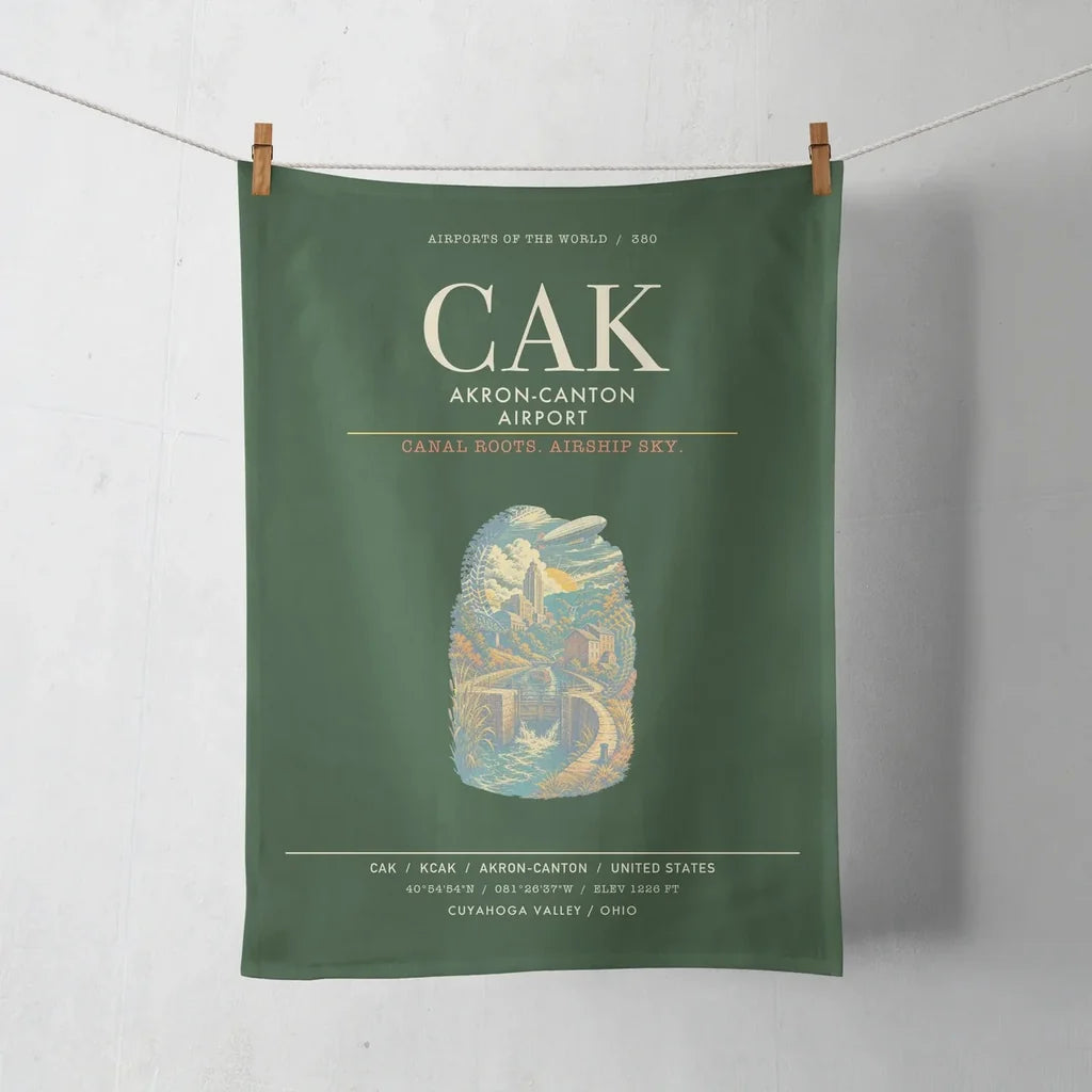 Akron-Canton Airport CAK - Dark Green