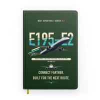 Thumbnail for Embraer E195-E2 design on dark green notebook