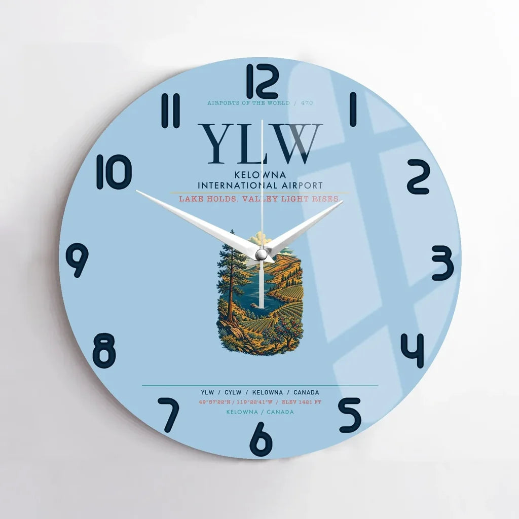 Kelowna International Airport YLW - Blue