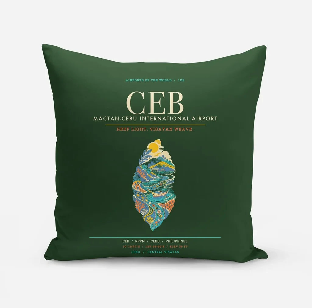 Mactan-Cebu International Airport CEB - Visayan Reef Loom - Dark Green