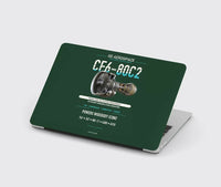 Thumbnail for CF6-80C2 design on dark green MacBook case
