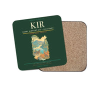 Thumbnail for Kerry Airport (KIR) design on dark green 1 piece coaster