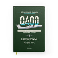 Thumbnail for De Havilland Dash 8-400 design on dark green notebook
