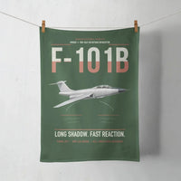 Thumbnail for F-101B Voodoo design on dark green towel