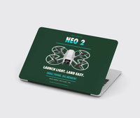 Thumbnail for DJI Neo 2 design on dark green MacBook case