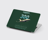 Thumbnail for Bombardier Challenger 300 design on dark green MacBook case