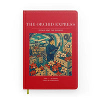 Thumbnail for VINTAGE G4233 - The Orchid Express - Designed Notebooks design on red