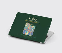 Thumbnail for Groningen Airport Eelde (GRQ) design on dark green MacBook case