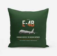 Thumbnail for E-4B Nightwatch design on dark green pillow