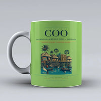 Thumbnail for Airport COO — Cotonou Mug design on light green cadjehoun