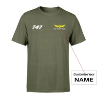 Thumbnail for Customisable Boeing 747 T-Shirt - view 13