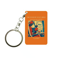 Thumbnail for VINTAGE G4215 - The Window Seat Child - Designed Key Chain design on orange